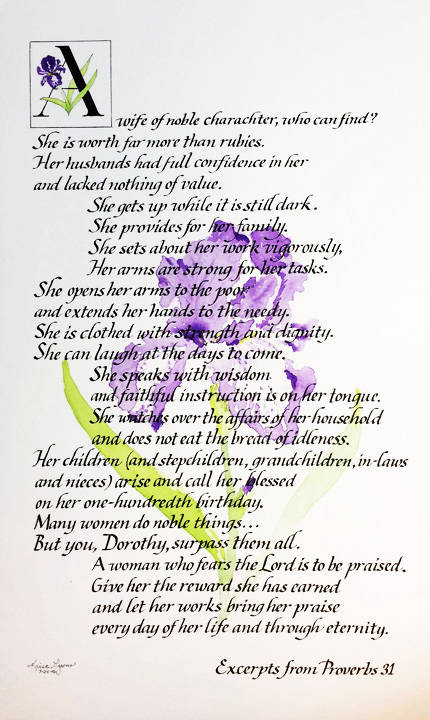 A Wife of Noble Character